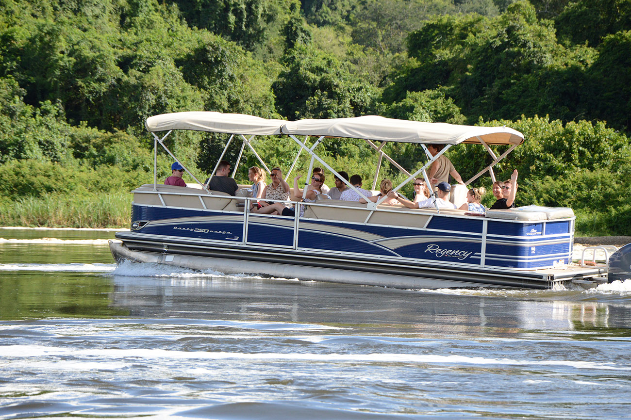 Boat cruise on river Nile